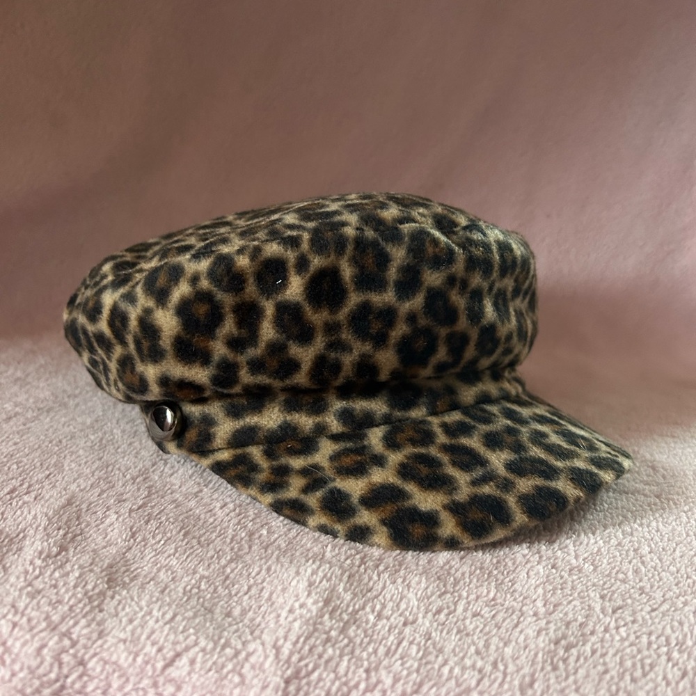 Women Leopard Beret, Painter Cap
